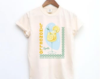 Camisa Limoncello Comfort Colors®, Camisa La Dolce Vita, Camisa Lemon, Camisa Coastal Grandmother, Camisa Amalfitana, Camisa Italia, Camisa de viaje a Italia