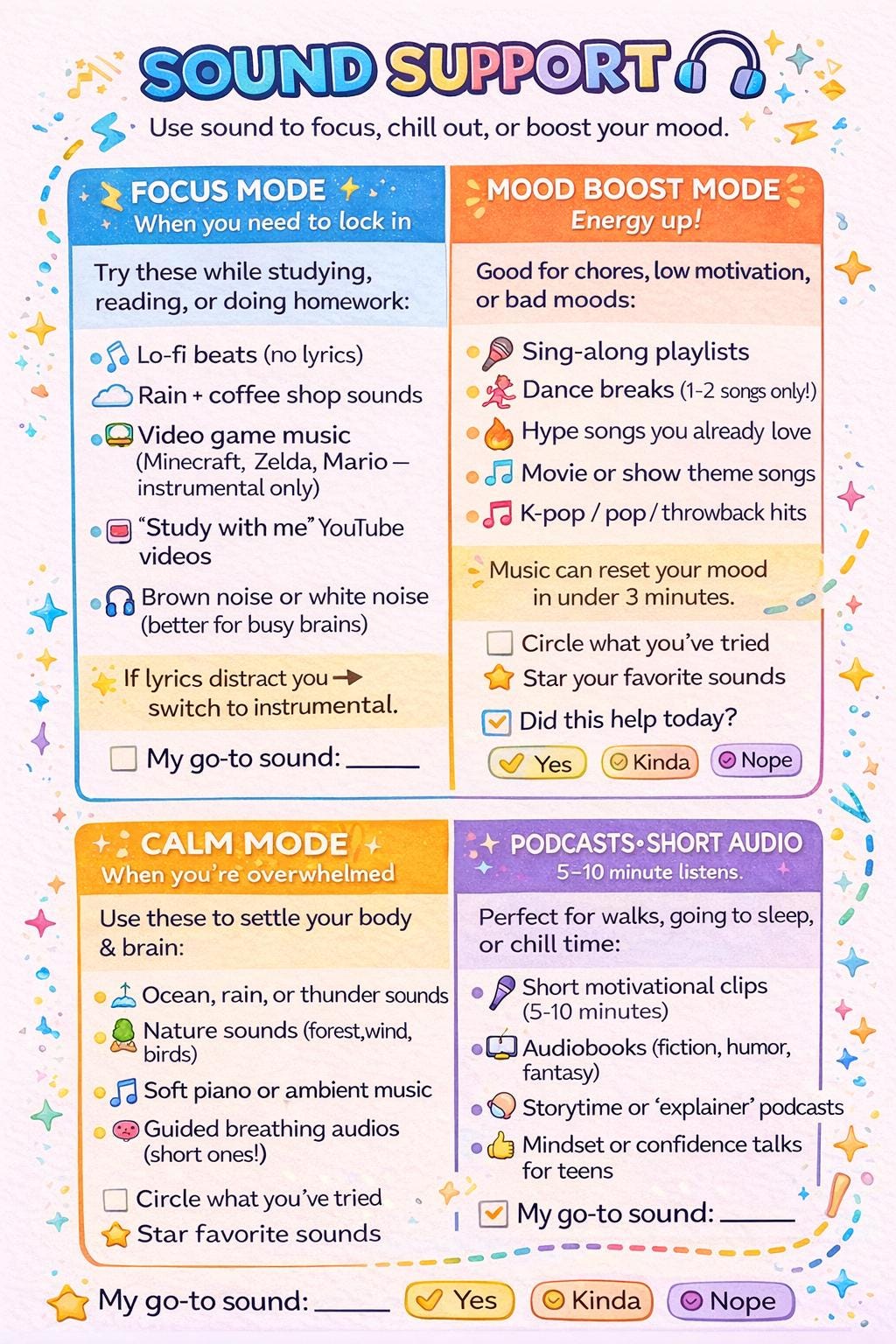 ADHD Toolkit for Teens and Tweens | Executive Function & Emotional ...