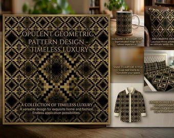 Timeless Luxury" Of The Opulent Geometric Pattern