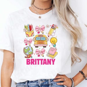 Custom School Shirt PNG, Back to School, BRUH We Back, First Day Of School, School, School Girl, School Boy, Sublimation, Digital Download