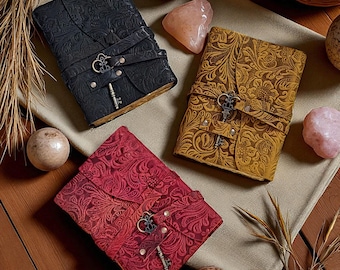 Vintage Leather Journal: 7x5 Inch Notebook, 200 Pages