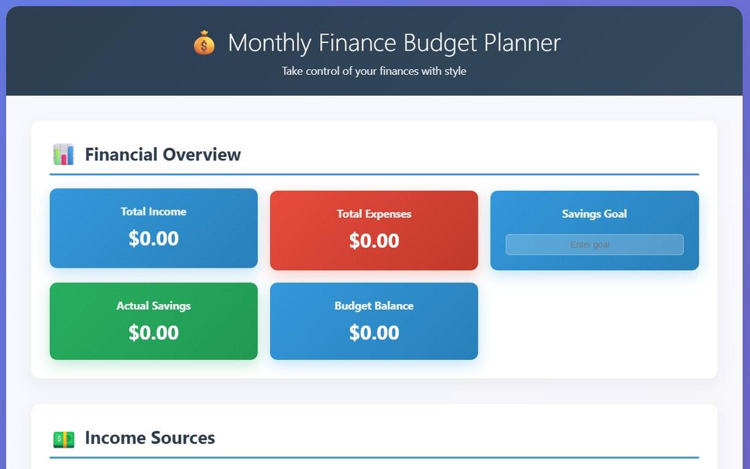 Smart Money Manager 2025 - Etsy