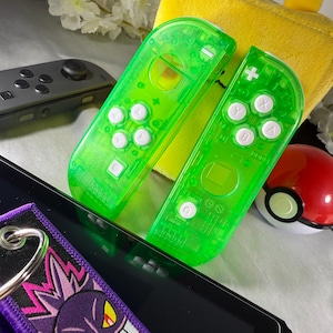 Atomic Green & White Joy-Con Shell Kit