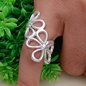 Sterling Silver Spiral Ring: Handmade Minimalist Swirl Jewelry