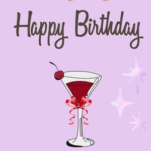 Cheers Birthday Card
