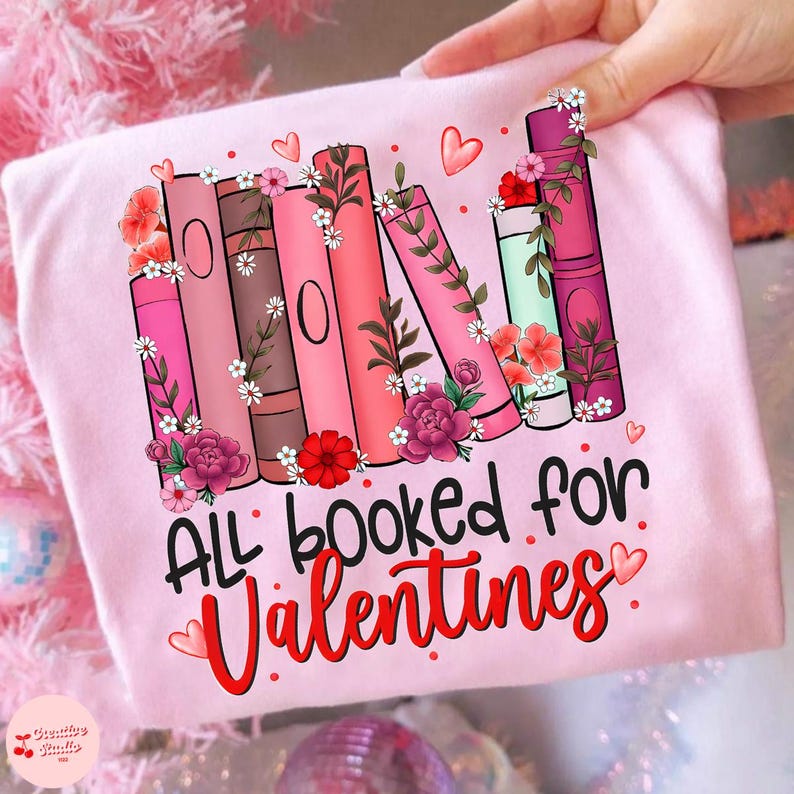 All Booked for Valentine's Day Bundle Png Book Lover Valentine Png ...