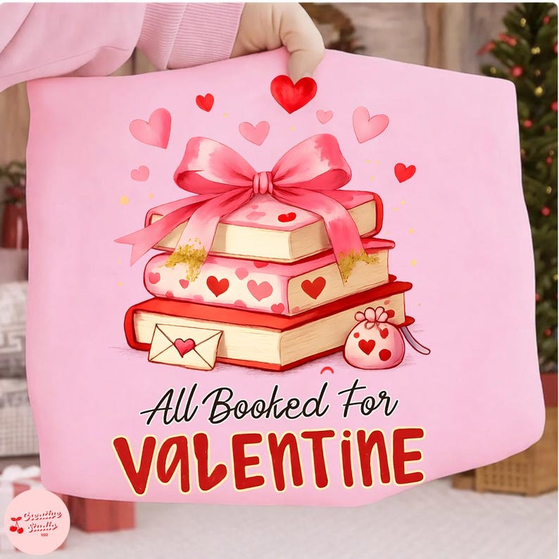 All Booked for Valentine's Day Bundle Png Book Lover Valentine Png ...