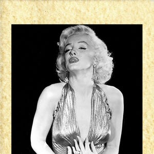 Cinema Americano Art 36 Marilyn, Papiarte Poster Stampe da Parete, Vintage su Carta Pergamenata Arredamento, Casa