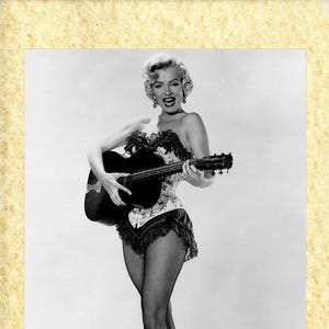 Cinema Americano Art 35 Marilyn, Papiarte Poster Stampe da Parete, Vintage su Carta Pergamenata Arredamento, Casa