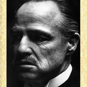 Arte cinematográfico estadounidense 48 Marlon Brando, impresiones de pared de póster de Papiarte, decoración vintage en papel pergamino, hogar