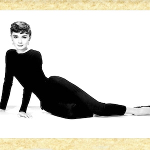 Cinema Americano Art 16 Audrey Hepburn (Colazione da Tiffany) Papiarte Poster Stampe da Parete, Vintage su Carta Pergamenata Arredamento