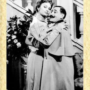 Cinema Italiano art 46 Papiarte Poster Stampe da Parete, Vintage su Carta Pergamenata, Arredamento, Casa