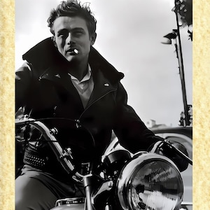 Cinema Americano Art 26 James Dean, Papiarte Poster Stampe da Parete, Vintage su Carta Pergamenata Arredamento, Casa