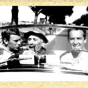 Cinema Italiano art 54 Vittorio Gasmann (Il sorpasso), Papiarte Poster Stampe da Parete, Vintage su Carta Pergamenata, Arredamento, Casa