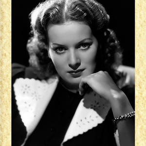 Arte cinematográfico estadounidense 82 Maureen O'Hara, impresiones de pared de póster de Papiarte, decoración vintage en papel pergamino, hogar