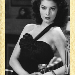 Cinema Americano Art 19 Ava Gardner Papiarte Poster Stampe da Parete, Vintage su Carta Pergamenata Arredamento, Casa