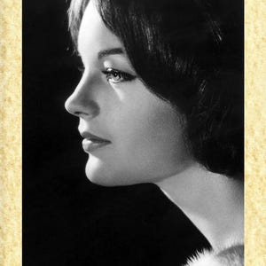 Arte cinematográfico estadounidense 56 Romy Schneider, impresiones de pared de pósteres Papiarte, decoración vintage en papel pergamino, hogar