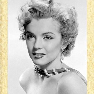 Cinema Americano Art 37 Marilyn, Papiarte Poster Stampe da Parete, Vintage su Carta Pergamenata Arredamento, Casa