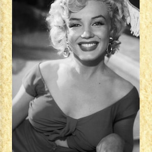 Cinema Americano Art 43 Marilyn (La moglie in vacanza), Papiarte Poster Stampe da Parete, Vintage su Carta Pergamenata Arredamento, Casa