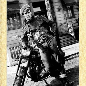 Arte cinematográfico estadounidense 47 Marlon Brando, impresiones de póster de Papiarte, decoración vintage en papel pergamino, hogar