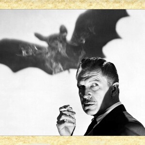 Arte cinematográfico estadounidense 88 Vincent Price, impresiones de pared de pósteres de Papiarte, decoración vintage en papel pergamino, hogar