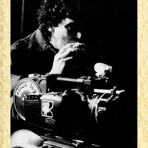 Cinema Italiano art 30 Massimo Troisi, Papiarte Poster Stampe da Parete, Vintage su Carta Pergamenata, Arredamento, Casa