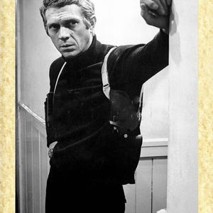 Arte cinematográfico estadounidense 66 Steve MacQueen, impresiones de pared de pósteres Papiarte, decoración vintage en papel pergamino, hogar