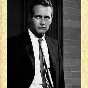 American Cinema Art 53 Paul Newman, Papiarte Poster Wanddrucke, Vintage auf Pergamentpapier Dekor, Home