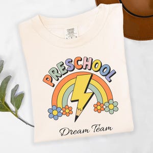 Preschool Crew Shirt, Preschool Teacher Shirt, Rainbow Preschool Shirt, Preschool Team Shirt, Teacher Appreciation Gift, Shirt for Teachers