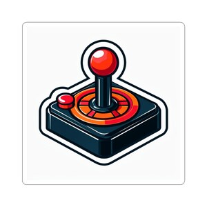 Retro Game Controller Stickers, Fun Vinyl Decals, Gaming Accessories, Laptop Stickers, Gamer Gifts, Party Favors
