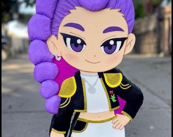 Handmade K-Pop Piñata, Demon Hunter Party Decor