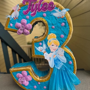 Cinderella Piñata: Handmade Birthday Party Decoration