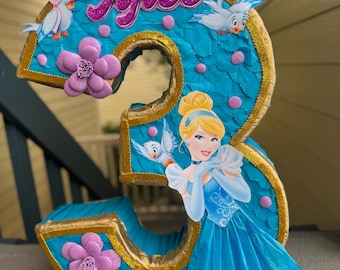 Cinderella Piñata: Handmade Birthday Party Decoration