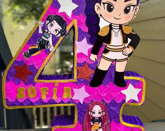 Piñata número de las K-pop
