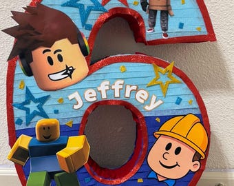 Piñata de Roblox perfecta para alegrar la fiesta de tu pequeño