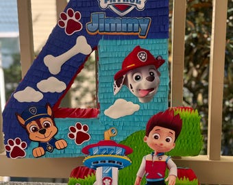 Piñata de Paw Patrol perfecta para tu cumpleaños.