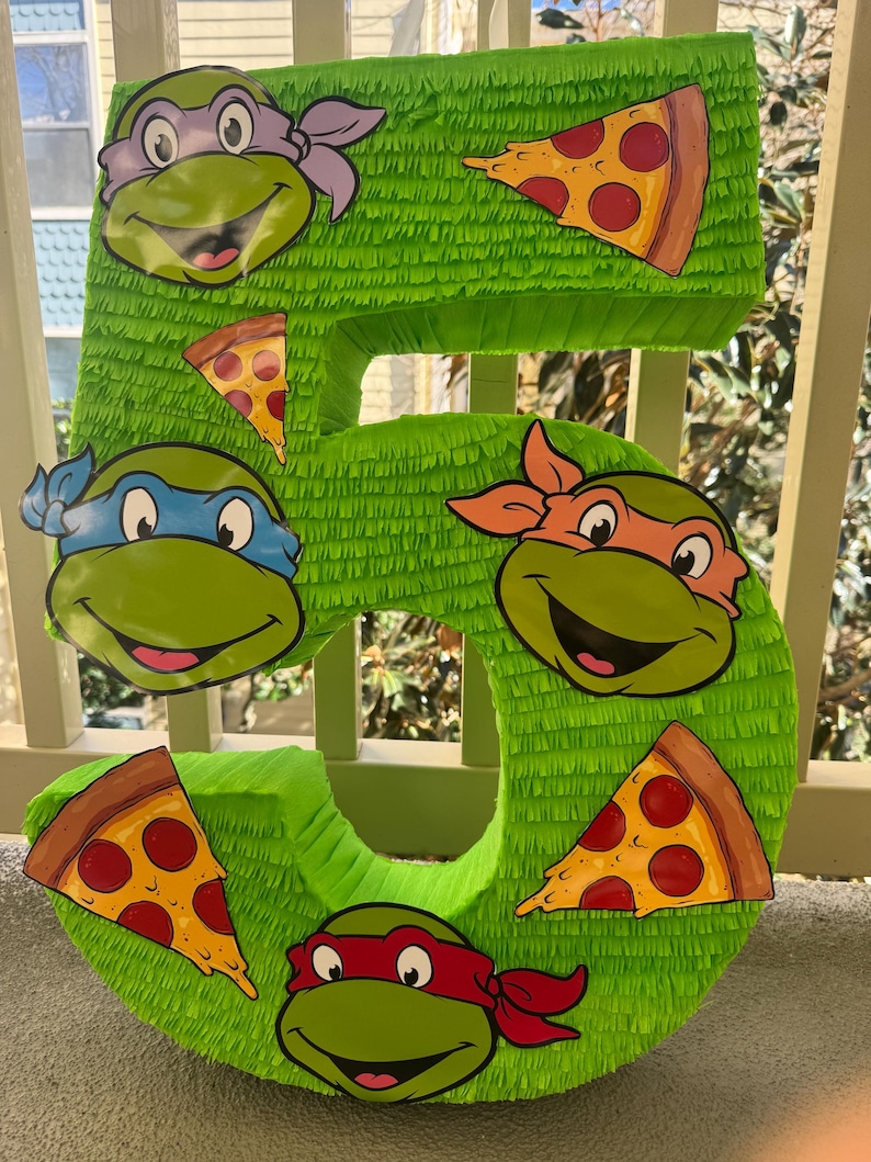 Piñata De Las Tortugas Ninja - Etsy