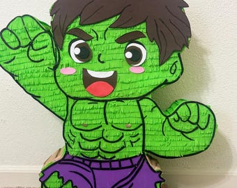 piñata de Hulk perfecta para alegrar la fiesta de tus pequeños