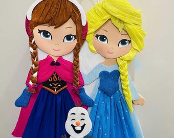 Piñata de Ana y Elsa