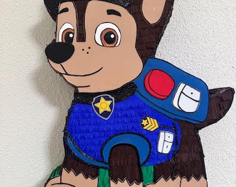 Piñata de Chase de la patrulla Canina perfecta para tu cumpleaños