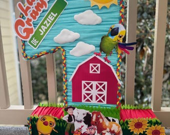 La Granja de Zenón Piñata, Farm Animals Birthday Party