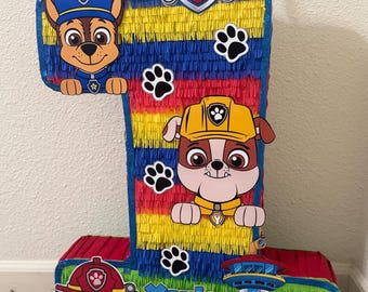 Piñata de Paw Patroll perfecta para tu cumpleaños.
