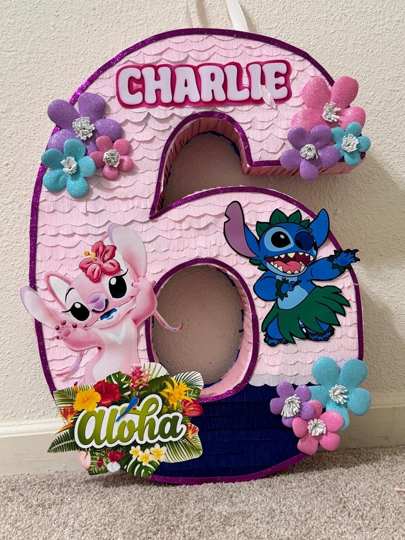 Stich Piñata Perfecta Para Tu Cumpleaños - Etsy