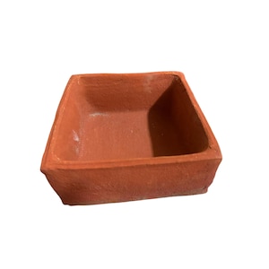 Hawan Kund Clay – Mitti Square Yajna Kund | Authentieke Clay Yajna Kund voor hindoeïstische puja en vedische rituelen, perfect voor spirituele ceremonies