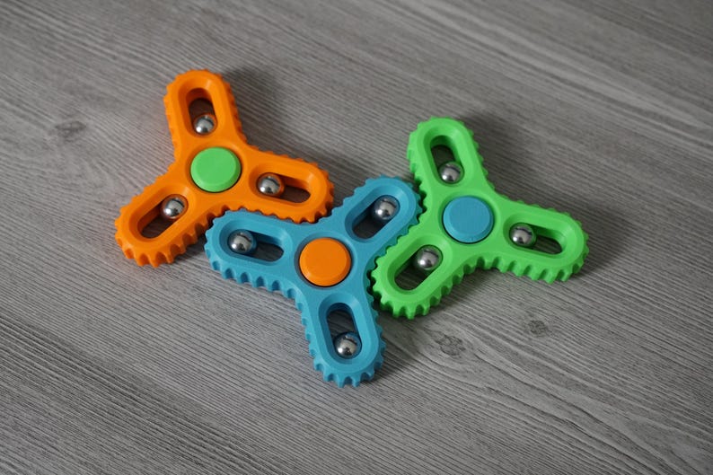 Feget Adjustable Metal Ball Fidget Spinner, 3D Printed Desk Toy, Custom Spin ...