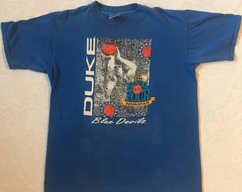Vintage 1992 Duke Blue Devils Basketball National Champs Big Image