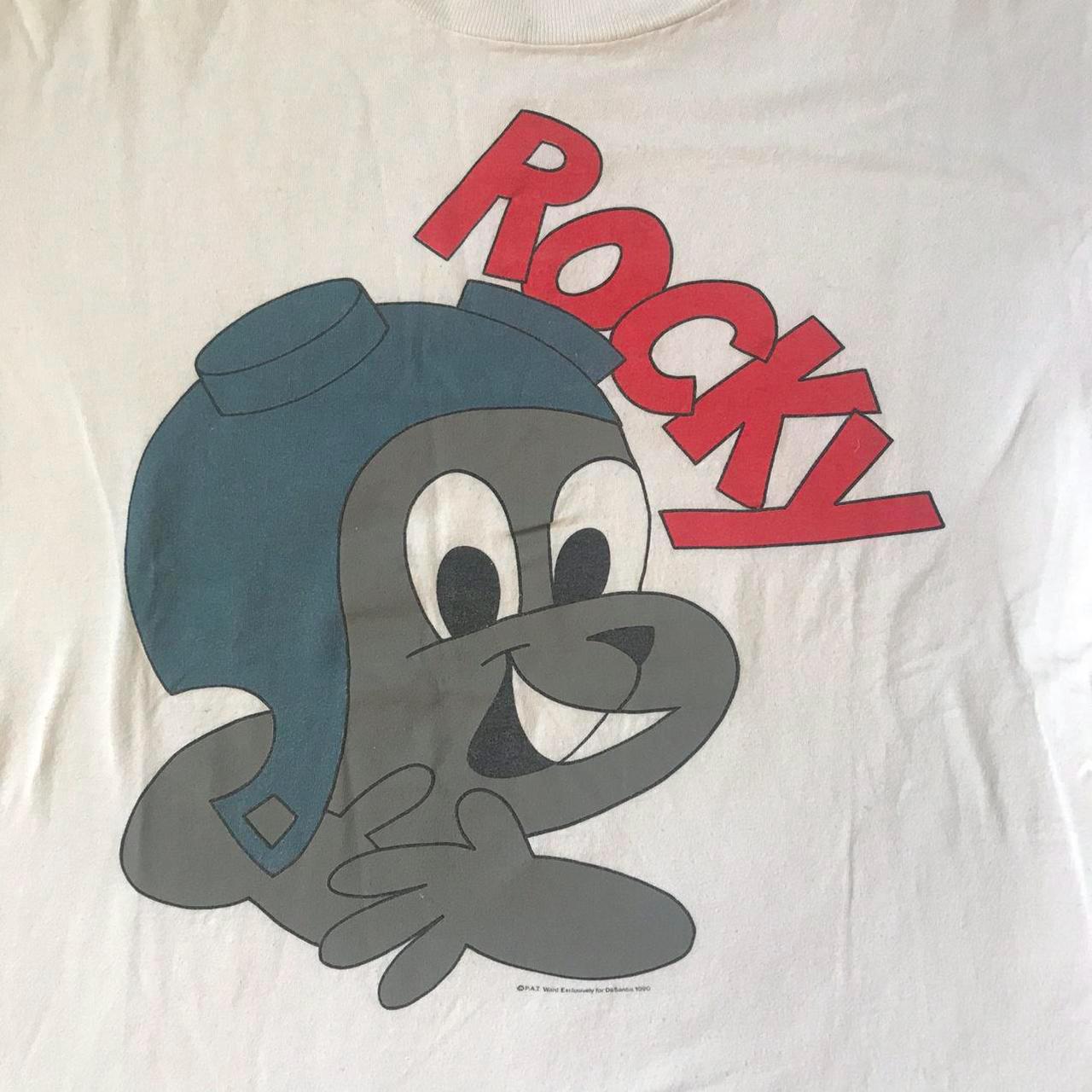 Vintage 90s Rare Rocky & Bullwinkle Shirt - Etsy
