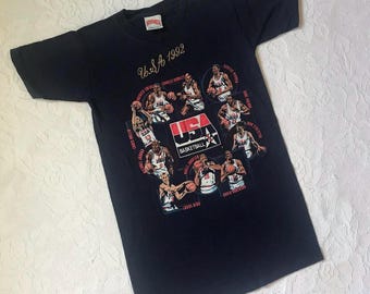 Vintage 00s Champion USA Basketball Dream Team Shirt Size M Tt02