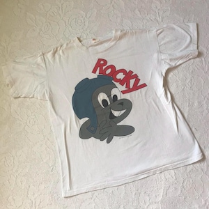Vintage 90s Rocky and Bullwinkle Universal Studios Shirt Size