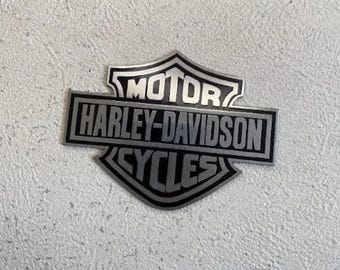 Harley-Davidson Motor Bar & Shield Metal Emblem – Motorcycle Badge Plate Placca Plakette